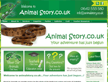 Tablet Screenshot of animalstory.co.uk